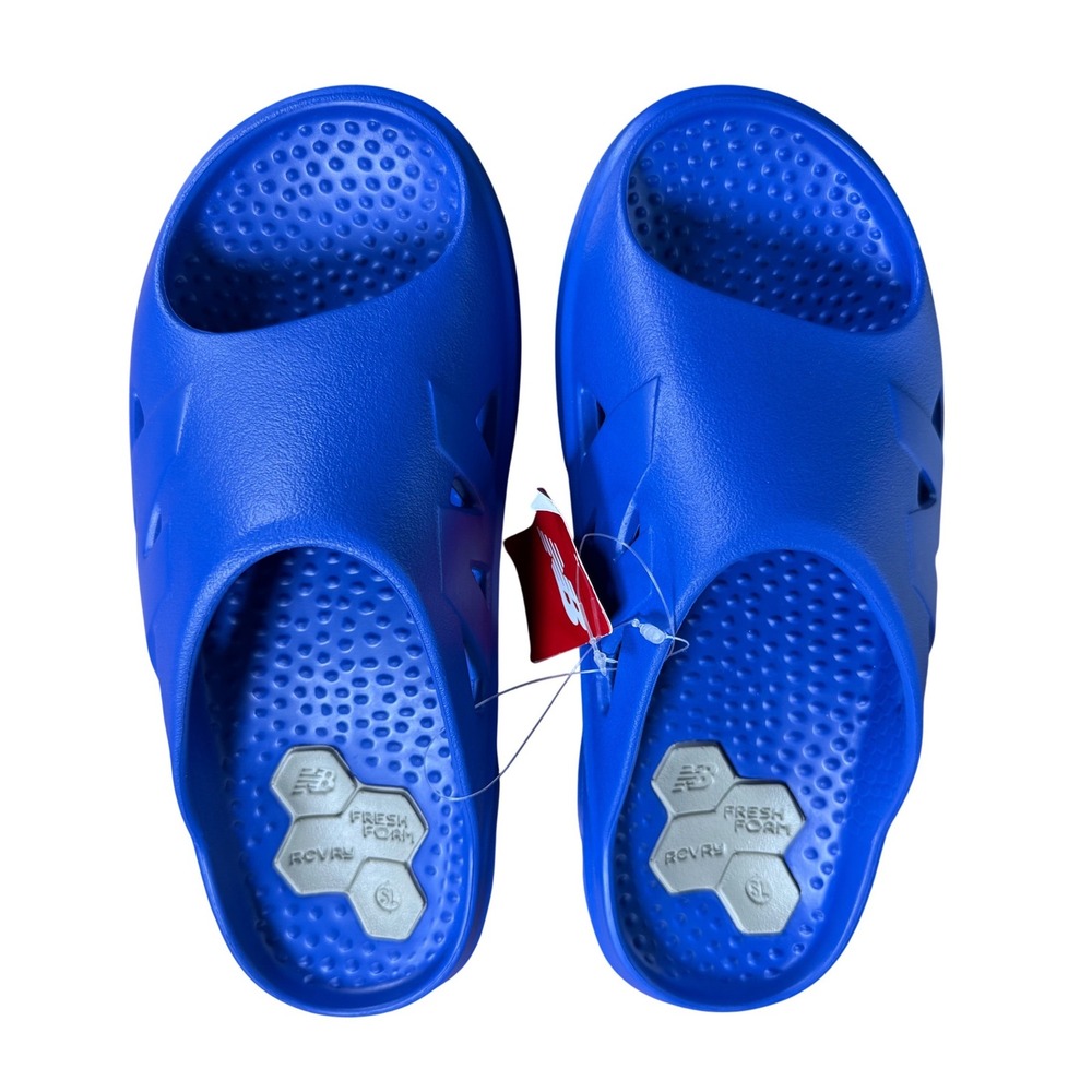 New Balance Fresh Foam RCVRY Blue Slides Mens 9 Womens 10.5 RCVRYB1101
